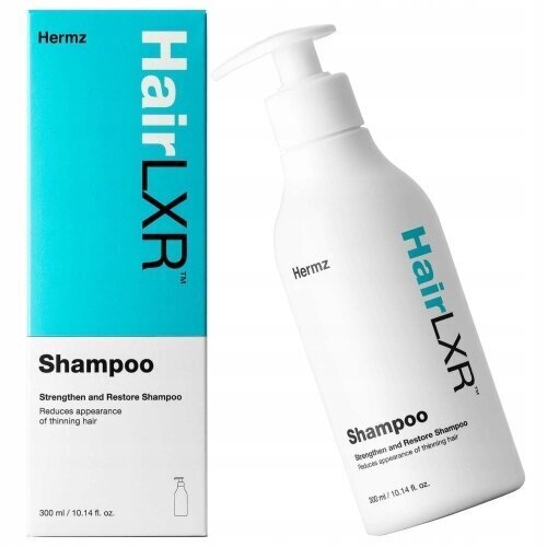 Šampoon väljalangevatele juustele Hermz HairLXR Shampoo, 300 ml цена и информация | Šampoonid | hansapost.ee
