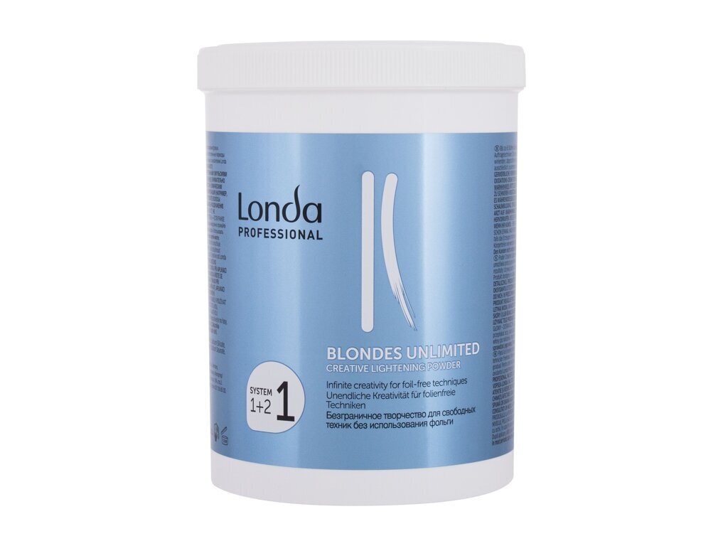 Londa Professional Blondes Unlimited Creative Lightening Powder - Hair color 400.0g цена и информация | Juuksevärvid | hansapost.ee