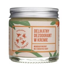 Кремовый дезодорант без соды Mydlarna Cztery Szpaki Мандарин, 60 мл цена и информация | Дезодоранты | hansapost.ee