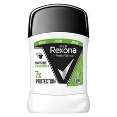 Tahke higistamisvastane deodorant meestele Invisible Fresh & Power 50 ml цена и информация | Rexona Духи, косметика | hansapost.ee