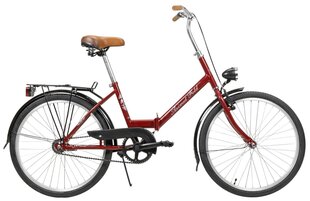 Kokkupandav jalgratas AZIMUT Fold 24 2021 punane