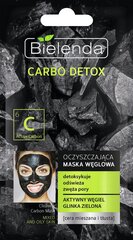 Маска для лица Bielenda Carbo Detox 8 г цена и информация | Маски для лица, патчи для глаз | hansapost.ee