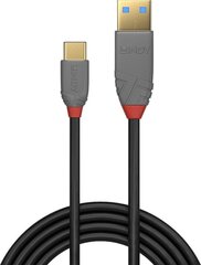 2m USB 2.0  Type A to C Cable, Anthra Line Lindy 36887 цена и информация | Borofone 43757-uniw | hansapost.ee