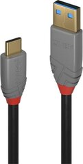 1.5m USB 3.2 Type A to C Cable, Anthra Line, Lindy 36912 цена и информация | Borofone 43757-uniw | hansapost.ee