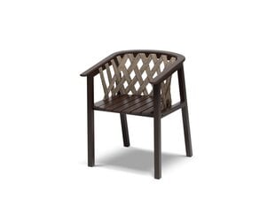 Садовое кресло Calme Jardin Catalina, коричневое цена и информация | Садовые стулья, кресла, пуфы | hansapost.ee