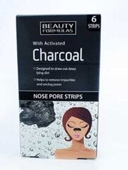 Nina puhastavad plaastrid aktiivsöega Beauty Formulas Charcoal 6 tk. hind ja info | Beauty Formulas Parfüümid, lõhnad ja kosmeetika | hansapost.ee