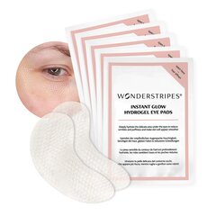 Подушечки для глаз Wonderstripes Instant Glow Hydrogel Eye Pads, 5х2 шт. цена и информация | Маски для лица, патчи для глаз | hansapost.ee