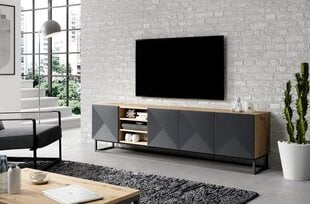 ТВ столик Bogart Asha 200, коричневый/черный цвет цена и информация |  Тумбы под телевизор | hansapost.ee