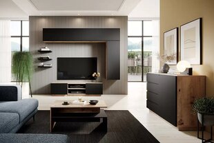 ТВ столик Bogart Loftia Mini, коричневый/черный цвет цена и информация |  Тумбы под телевизор | hansapost.ee
