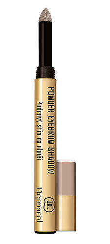 Dermacol Powder Eyebrow Shadow kulmupliiats 1 g, toon nr 3 цена и информация | Kulmupliiatsid, -puudrid ja -värvid | hansapost.ee