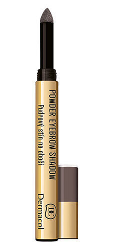 Dermacol Powder Eyebrow Shadow kulmupliiats 1 g, toon nr 3, 03 hind ja info | Kulmupliiatsid, -puudrid ja -värvid | hansapost.ee