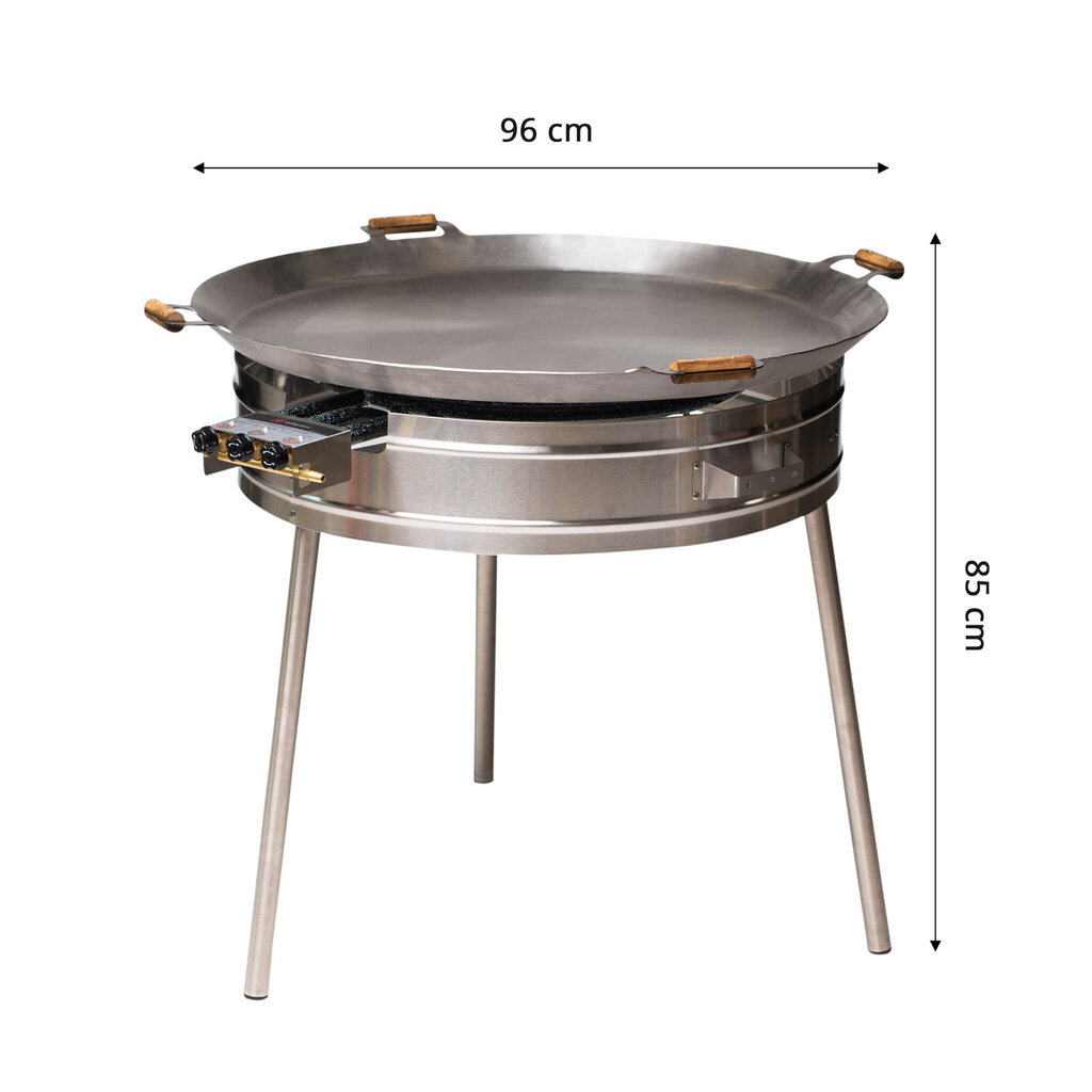 Gaasipõletiga grillpann GrillSymbol Basic-960 hind ja info | Grillid | hansapost.ee