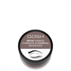 Kreemjas kulmuvärv Gosh Brow Pomade 4 ml, 002 Greybrown hind ja info | Kulmupliiatsid, -puudrid ja -värvid | hansapost.ee