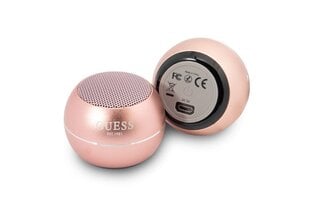 Guess Mini Bluetooth Speaker 3W 4H Розовый цена и информация | Аудиоколонки | hansapost.ee