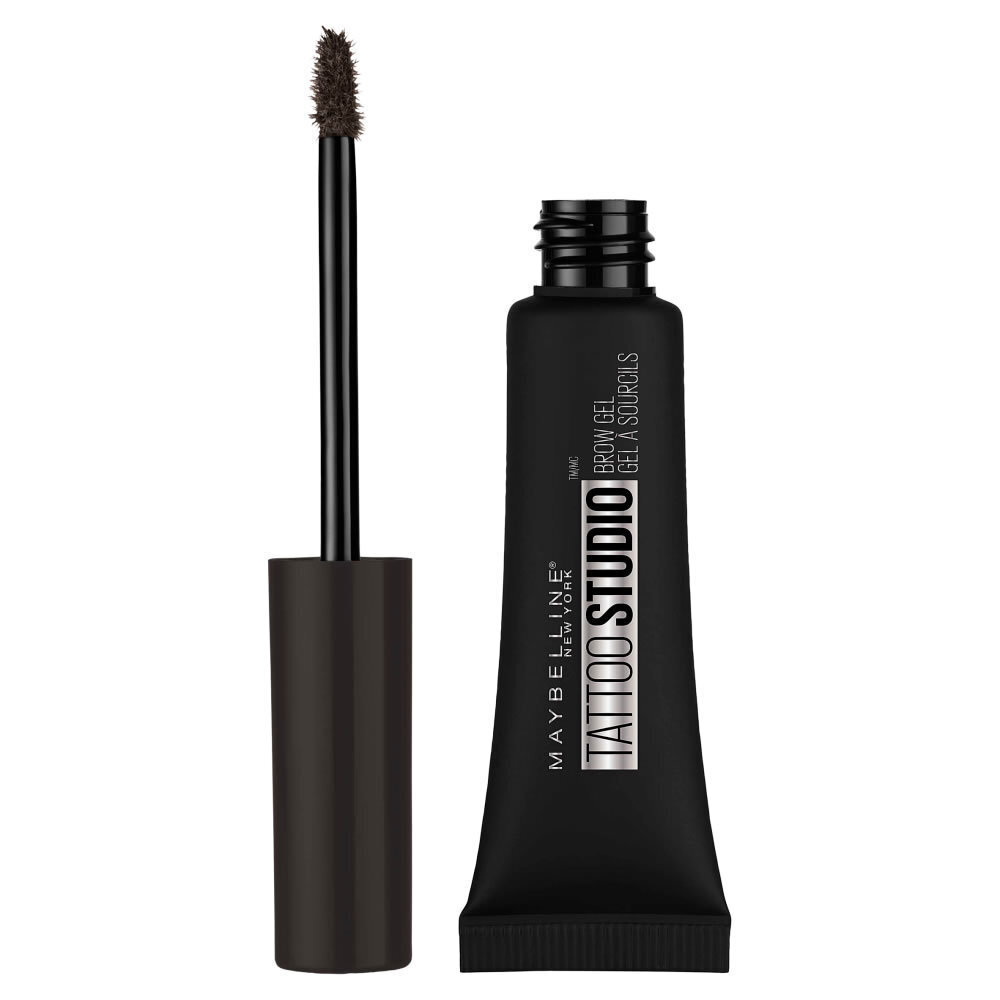 Kulmuvärv Maybelline New York Tattoo Brow 5 ml, 07 Black Brown цена и информация | Kulmupliiatsid, -puudrid ja -värvid | hansapost.ee