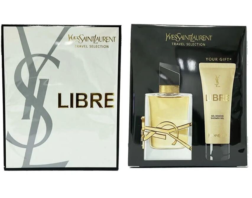 Komplekt Yves Saint Laurent Libre: parfüümvesi, 50 ml + dušigeel, 50 ml цена и информация | Parfüümid naistele | hansapost.ee