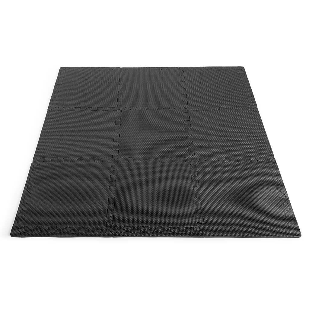 Sportimise põrandakate Gymstick Puzzle Mat Set, must hind ja info | Trenažööride tarvikud | hansapost.ee
