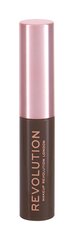 Kulmutušš Makeup Revolution 6 ml, Ash Brown hind ja info | Kulmupliiatsid, -puudrid ja -värvid | hansapost.ee