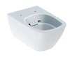 Seinale kinnitatav WC-pott aeglaselt suletava kaanega Geberit iCon Square 500.683.00.2 цена и информация | WС-potid | hansapost.ee