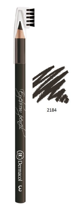 Kulmupliiats Dermacol Eyebrow Pencil 1,6 g, Nr. 3 hind ja info | Kulmupliiatsid, -puudrid ja -värvid | hansapost.ee