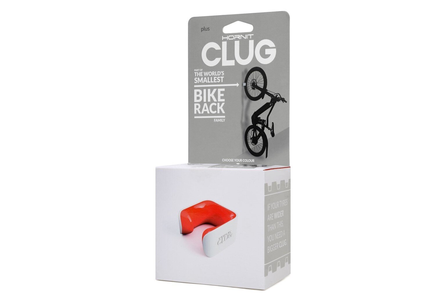 Jalgrattahoidja Hornit Clug Plus, valge/oranž цена и информация | Rattahoidjad | hansapost.ee