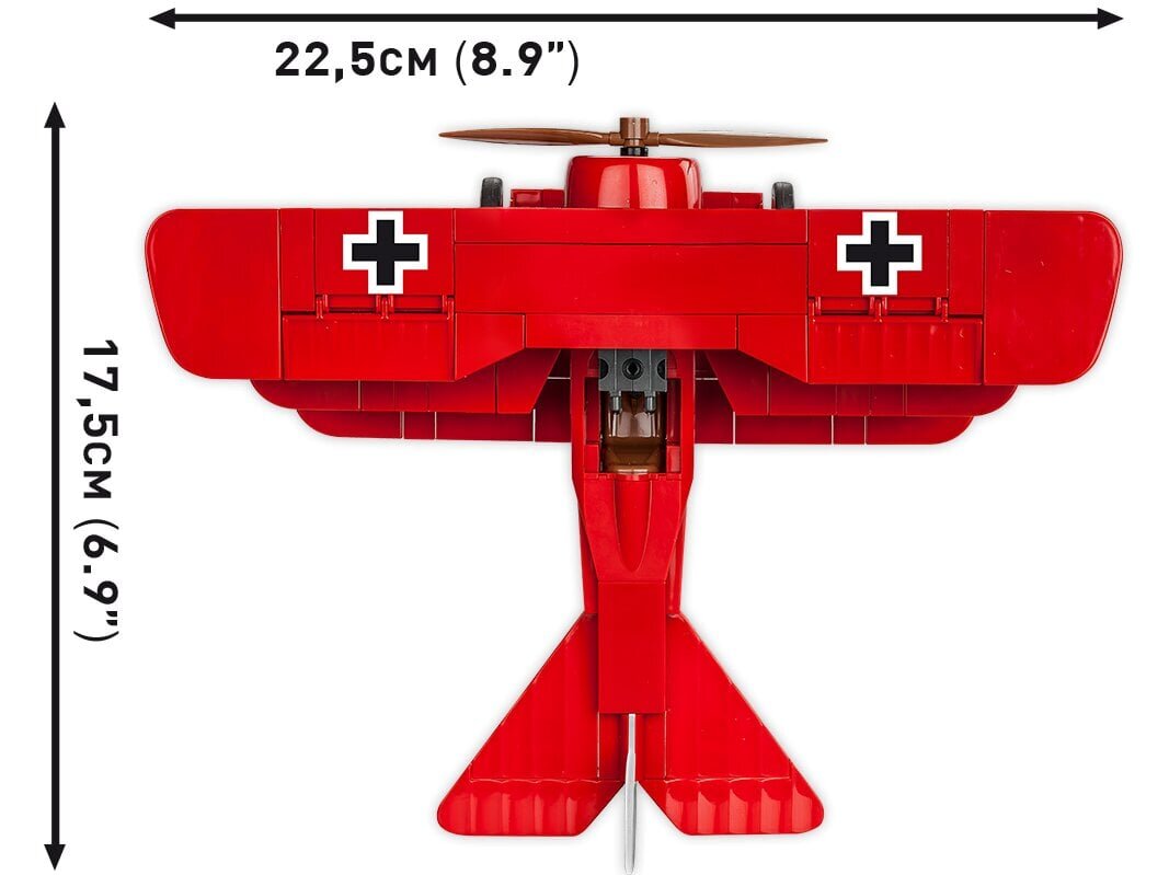 COBI - Plastkonstruktorid Fokker Dr.1 Red Baron, 1/32, 2986 hind ja info | Klotsid ja konstruktorid | hansapost.ee