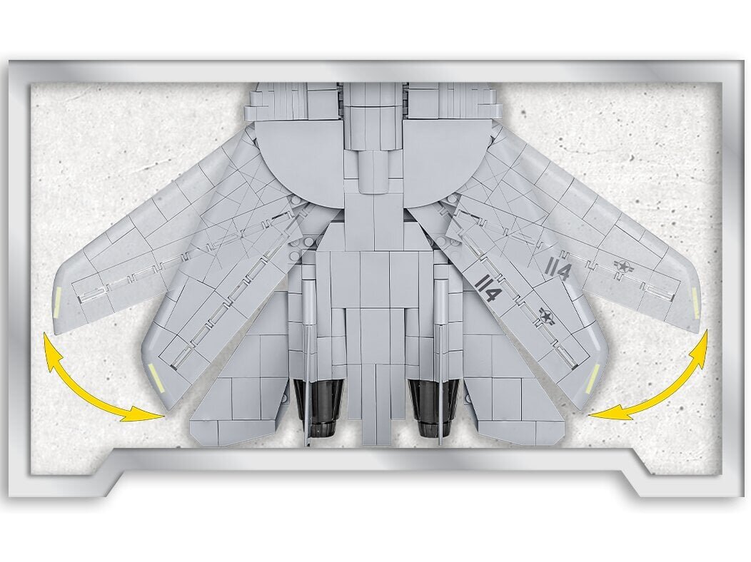 COBI - Plastkonstruktorid F-14A Tomcat™, 1/48, 5811A hind ja info | Klotsid ja konstruktorid | hansapost.ee