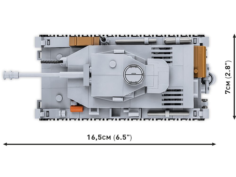 COBI - Plastkonstruktorid Panzer IV Ausf.G, 1/48, 2714 цена и информация | Klotsid ja konstruktorid | hansapost.ee