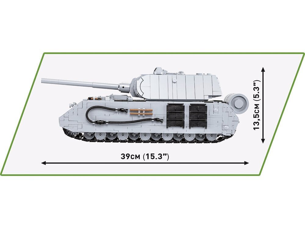 COBI - Plastkonstruktorid Panzer VIII Maus, 1/28, 2559 цена и информация | Klotsid ja konstruktorid | hansapost.ee