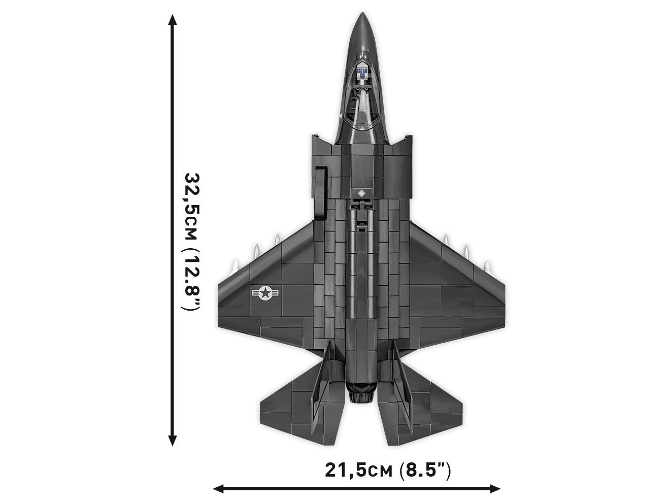 COBI - Plastkonstruktorid F-35B Lightning II USA, 1/48, 5829 цена и информация | Klotsid ja konstruktorid | hansapost.ee
