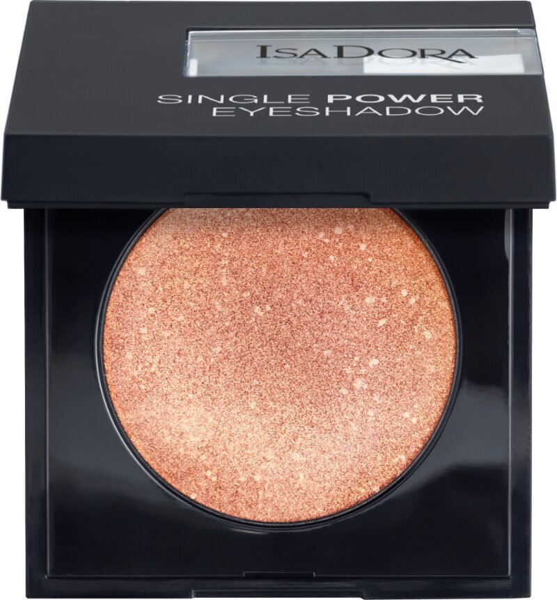 Lauvärv IsaDora Single Power Eyeshadow 18 Peachy Diamonds, 1,5 g цена и информация | Lauvärvid, ripsmetušid ja silmapliiatsid | hansapost.ee