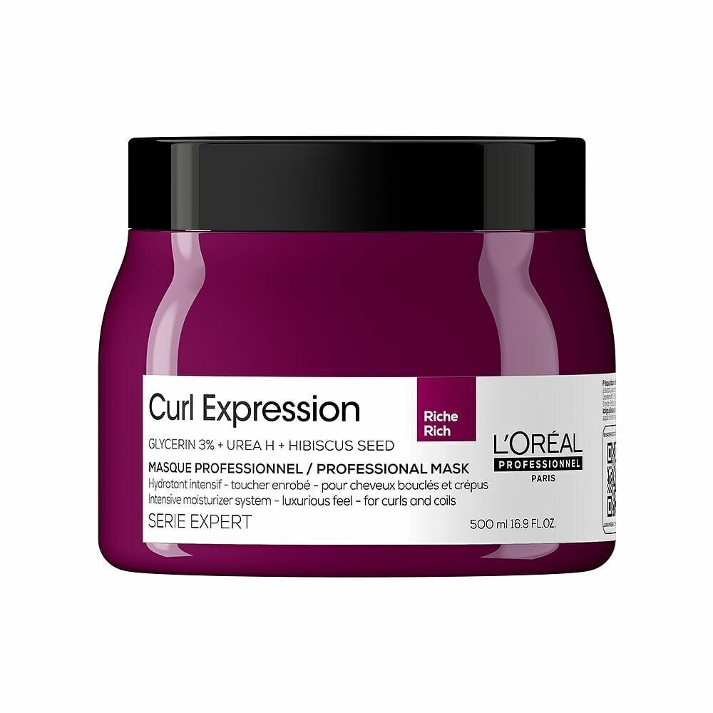 Juuksemask L'Oreal Professionnel Paris Curl Expression (500 ml) цена и информация | Juuksemaskid, õlid ja seerumid | hansapost.ee