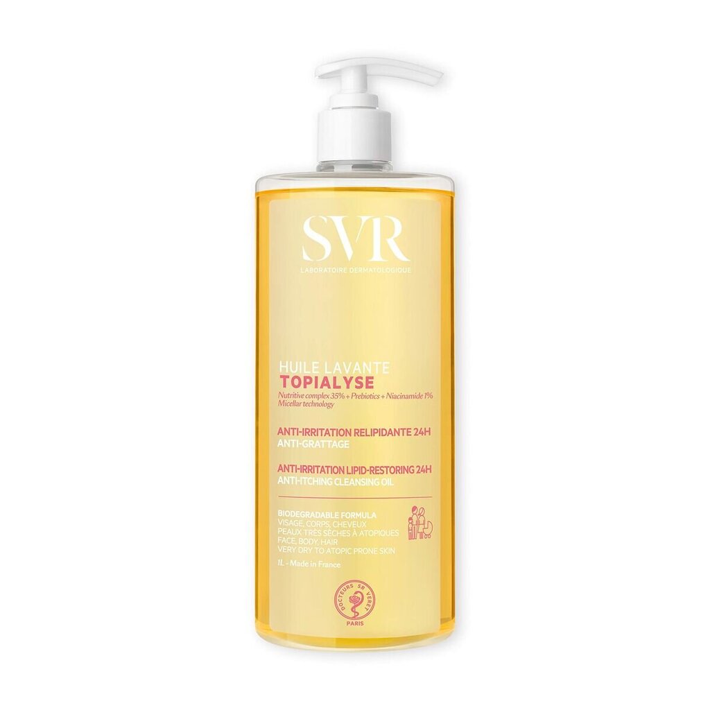 SVR Topialyse Cleansing Oil 1000ml hind ja info | Näopuhastusvahendid | hansapost.ee