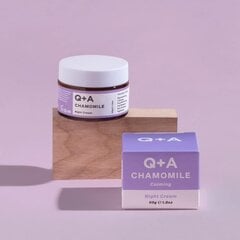 Успокаивающий ночной крем для лица Q+A Chamomile Night Cream, 50г цена и информация | Кремы для лица | hansapost.ee