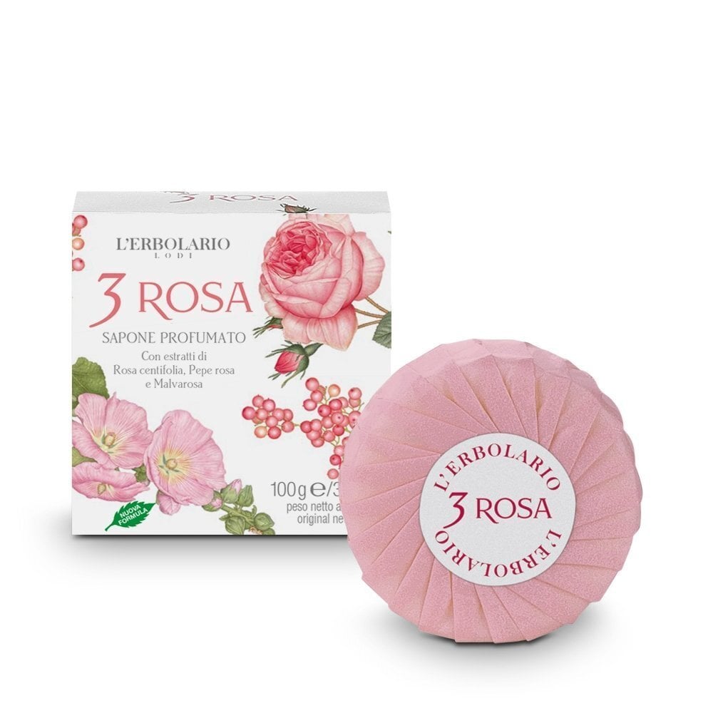 Seep L'Erbolario 3 Rosa 100 g hind ja info | Seebid | hansapost.ee