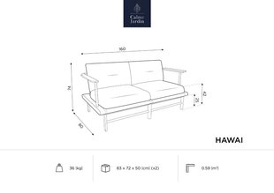 Välidiivan Calme Jardin Hawai, sinine price and information | Garden chairs, balcony chairs | hansapost.ee