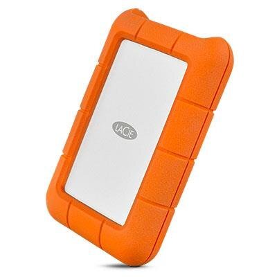 LACIE RUGGED 2TB USB-C USB3.0 Drop- crush- and rain-resistant for all-terrain use orange hind ja info | Välised kõvakettad | hansapost.ee