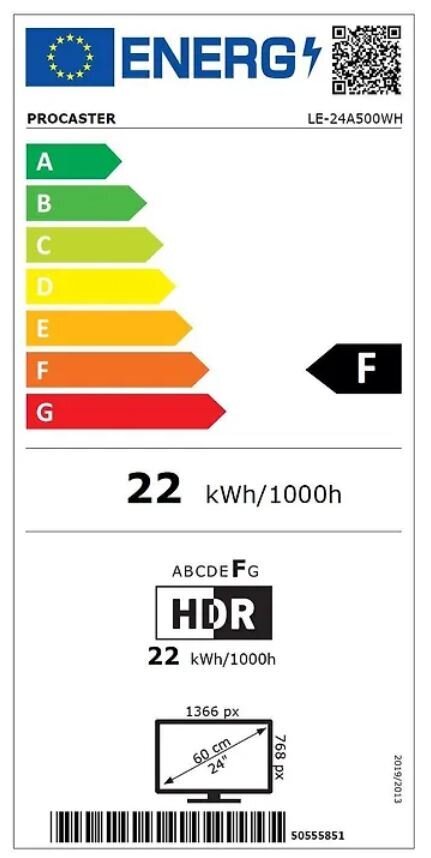 ProCaster LE-24A500WH hind ja info | Televiisorid | hansapost.ee