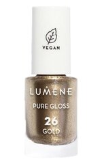 Лак для ногтей Lumene Pure Gloss 26 Gold, 5 мл цена и информация | Лаки, укрепители для ногтей | hansapost.ee
