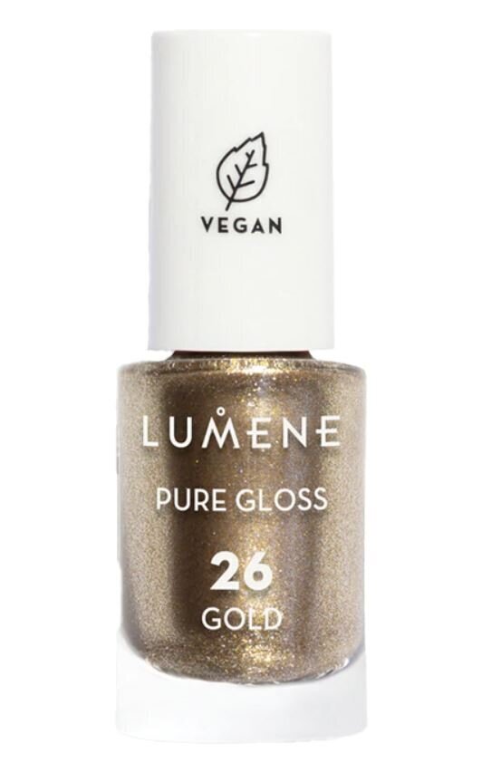 Küünelakk Lumene Pure Gloss 26 Gold, 5 ml цена и информация | Küünelakid ja küünelakieemaldajad | hansapost.ee