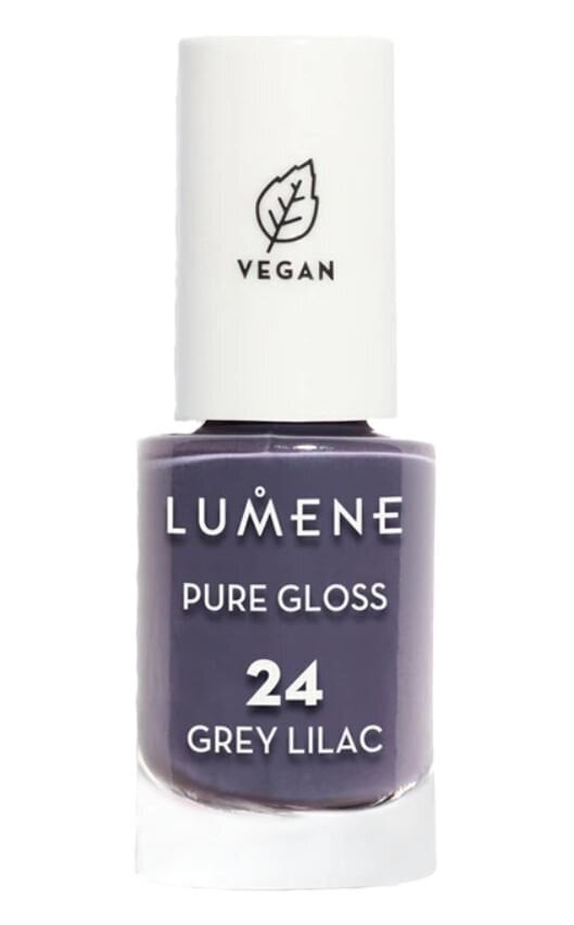 Küünelakk Lumene Pure Gloss 24 Grey Lilac, 5 ml hind ja info | Küünelakid ja küünelakieemaldajad | hansapost.ee