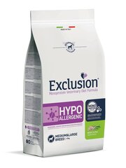 Exclusion Hypoallergic Monoprotein для собак средних и крупных пород с насекомыми и горохом, 12кг цена и информация | Exclusion Товары для животных | hansapost.ee