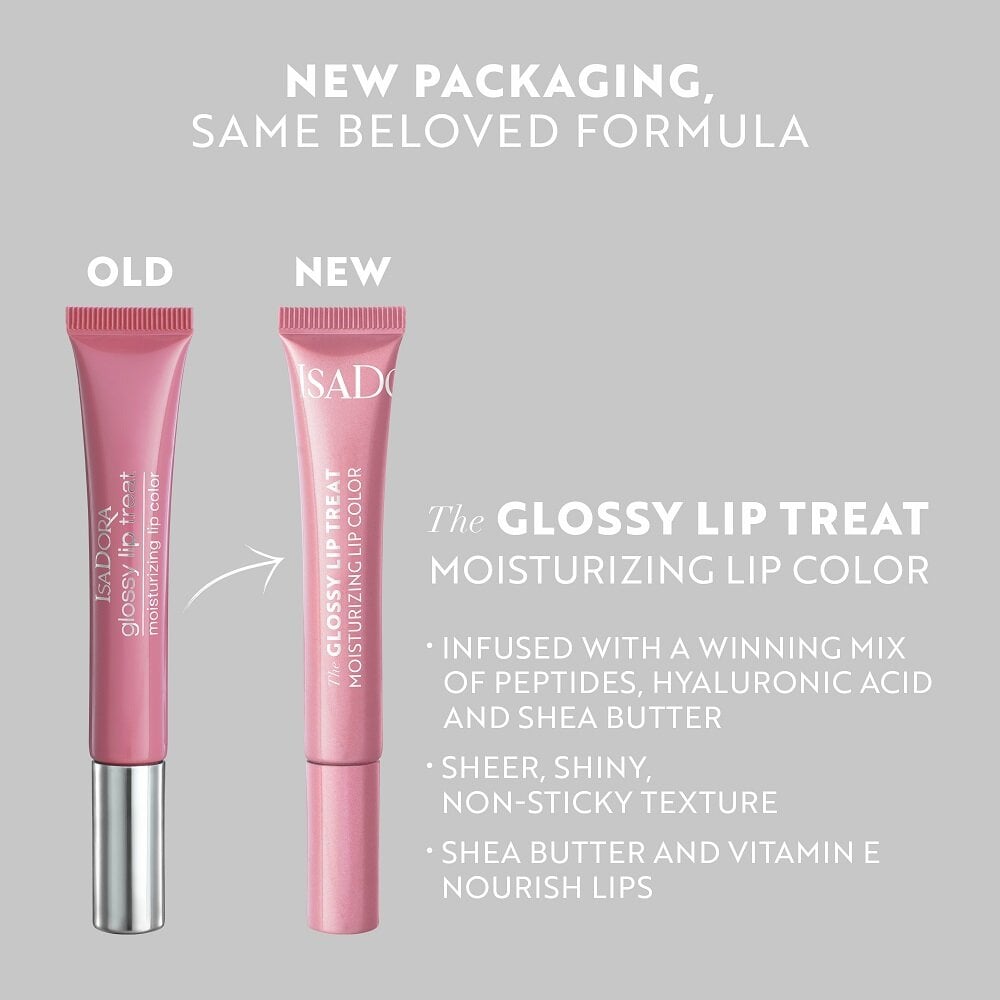 Huuleläige Isadora Glossy Lip Treat 57 Cream Rose, 13 ml hind ja info | Huulekosmeetika | hansapost.ee