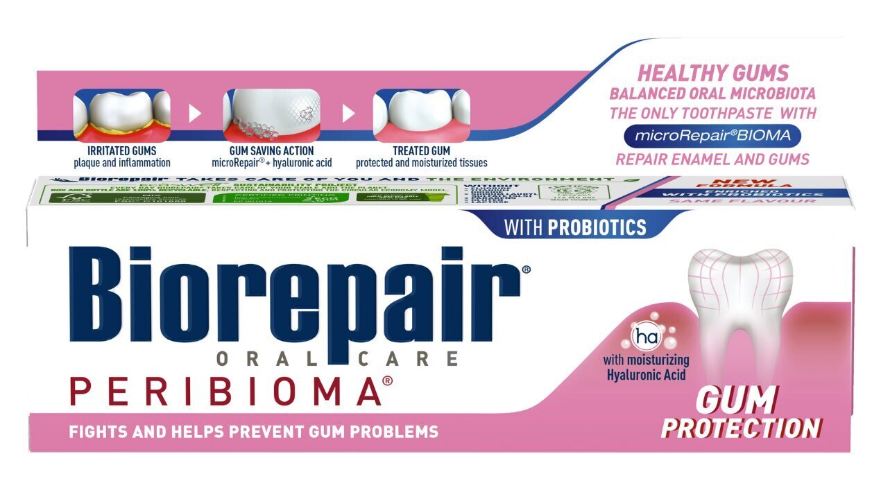 Biorepair Gum Protection igemekaitsega hambapasta, 75 ml цена и информация | Hambaharjad, hampapastad ja suuloputusvedelikud | hansapost.ee