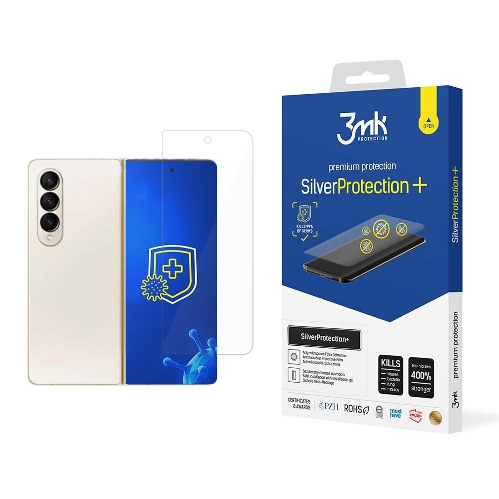 Samsung Galaxy Z Fold4 (Front) - 3mk SilverProtection+ screen protector hind ja info | Ekraani kaitseklaasid ja kaitsekiled | hansapost.ee