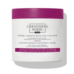 Juuksemask Christophe Robin Colour Shield Cleansing Mask, 250 ml price and information | Hair masks, oils and serums | hansapost.ee