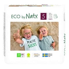 Organic mähkmed Nature Babycare 5 Junior, 12-18kg, 20 tk. цена и информация | Подгузники | hansapost.ee