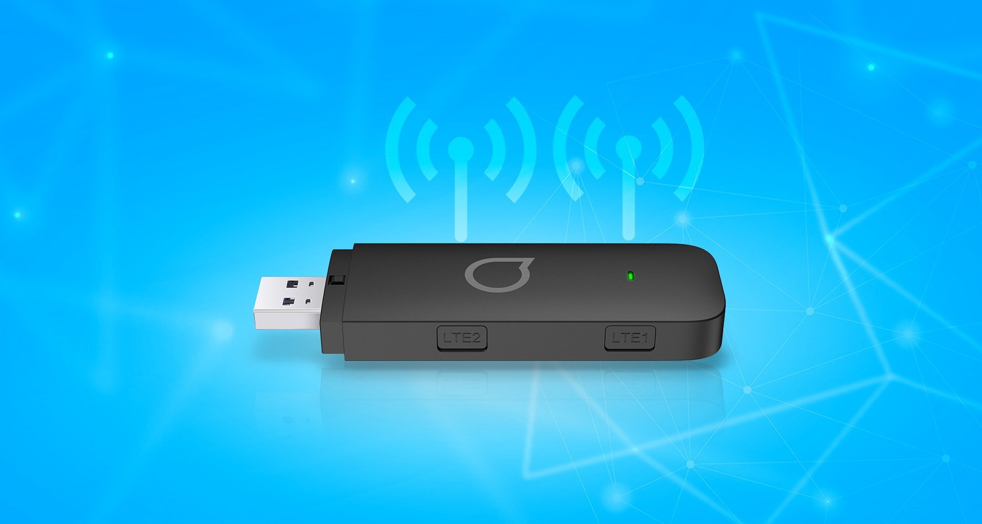 4G LTE USB-modem CAT4 Alcatel LinkKey IK41VE1, must hind ja info | Ruuterid | hansapost.ee