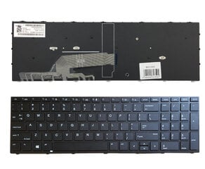 Клавиатура для ноутбука HP: Probook 450 G5, 455 G5, 470 G5 с рамкой цена и информация | Аксессуары для компонентов | hansapost.ee