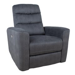 Электрическое кресло Gaston, серый бархат цена и информация | Кресла для отдыха | hansapost.ee